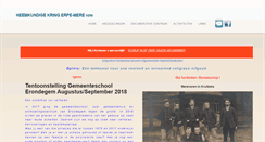 Desktop Screenshot of heemkunde-erpe-mere.be